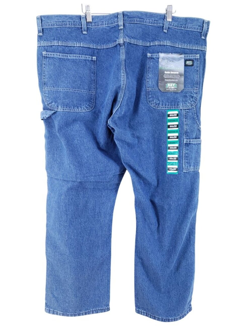 Key Dungaree Mens Size 44x30 Traditional Fit Carpenter Jeans